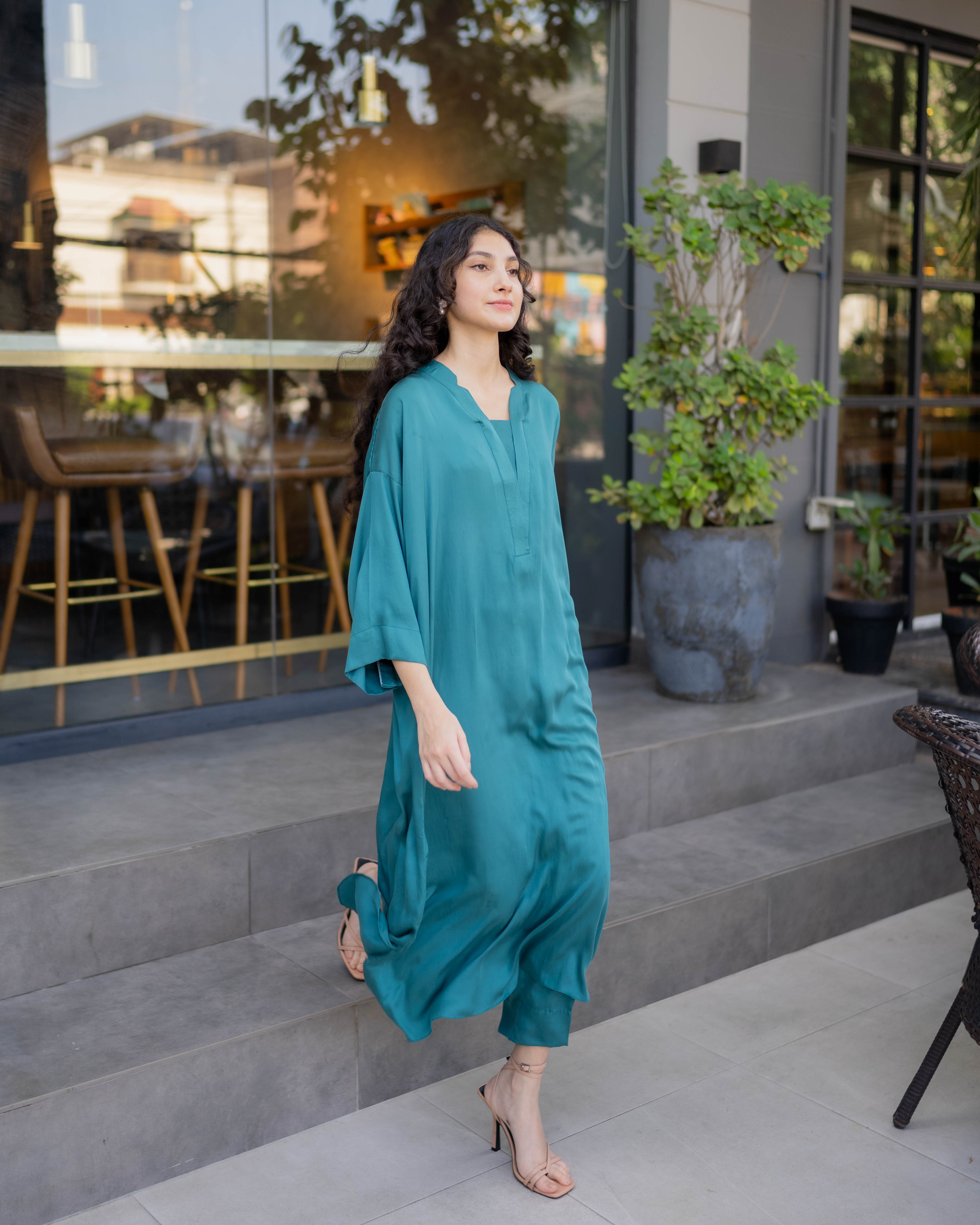 Emerald Kaftan Set